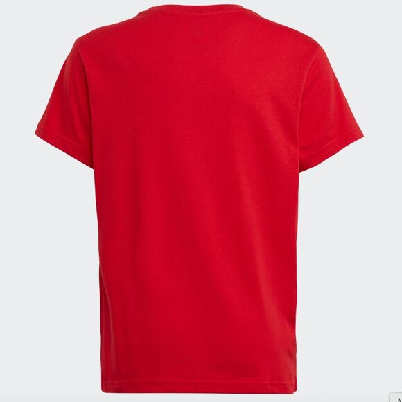 NEW with Tags Adidas Kid's Original Trefoil Tee T-shirt in Better Scarlet Large - Picture 2 of 3